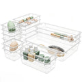 Clear Drawer Organizer Set