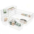 Clear Drawer Organizer Set